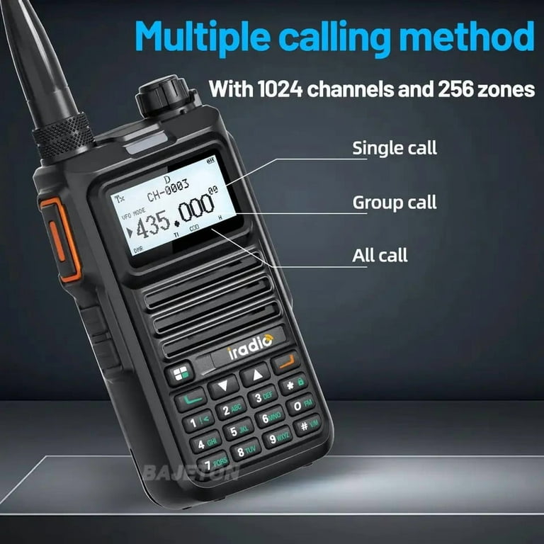 Iradio DM-UV4R Two Way radio DMR Digital Analog Walkie Talkie AES