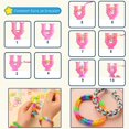 thumbnail image 4 of Rubber Elastic Bracelets - 1600+ Pcs Loom Bands, Loom Kit With Storage Box And Knitting Tool, 4 of 5