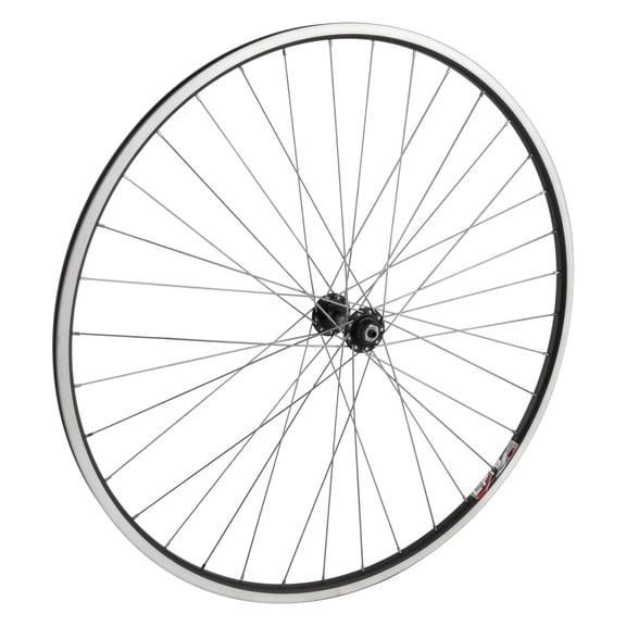 Weinmann LP18 Front Alloy Road Wheel 700c Double Wall Black MSW 36H RD-1000 QR 100mm 14G SS Silver