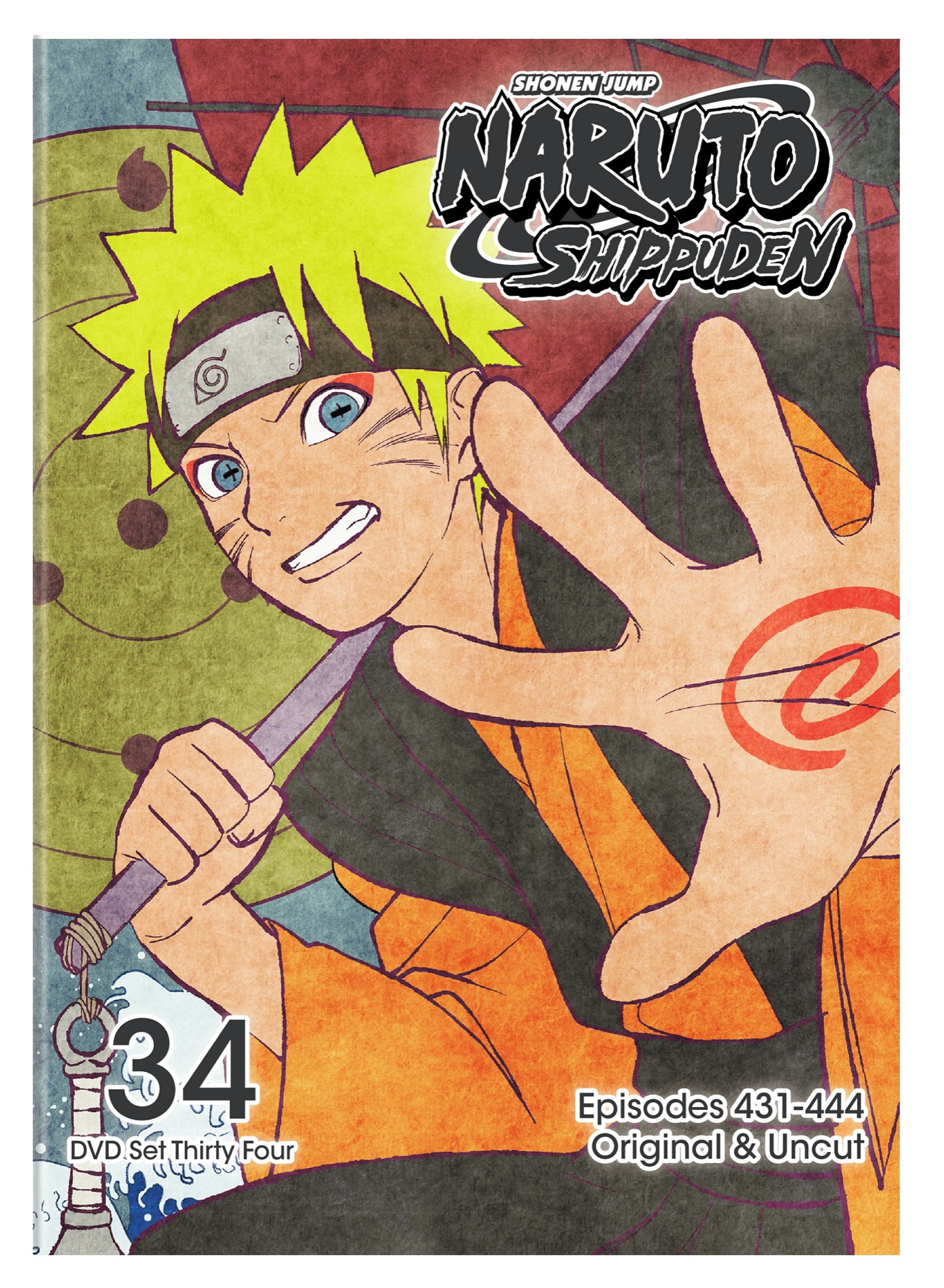 Naruto Shippuden Uncut Set 34 Dvd Walmart Com