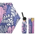 thumbnail image 2 of Purple Pink Cactus Design Umbrellas for Sun Auto Open Close UV50+ Waterproof 5-Fold Compact Fiberglass Frame, 2 of 6