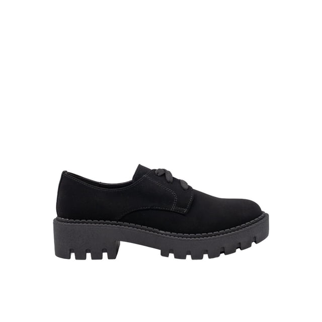 Mocasin Mujer Kipon Plataforma Casual Vestir negro 25
