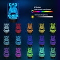 thumbnail image 2 of Lámpara nocturna YuanDian 3D Gamer con control remoto táctil de 16 colores, 2 of 7