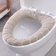 thumbnail image 4 of Bearachild 2020 nueva cómoda cubierta de asiento de inodoro de terciopelo Coral para baño, cubierta de inodoro de invierno, alfombrilla lavable para Type11 NO11 Bearachild JJ17704-04, 4 of 4