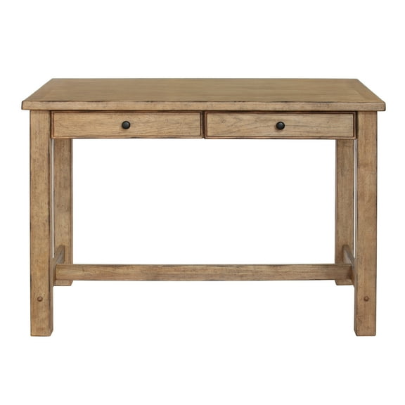 Home Fare Rustic Sturdy Wood Console Table, Light Brown