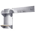 thumbnail image 2 of Wall Control Pegboard Garden Tool Board Organizer with Metallic Pegboard and White Accessories, 2 of 8