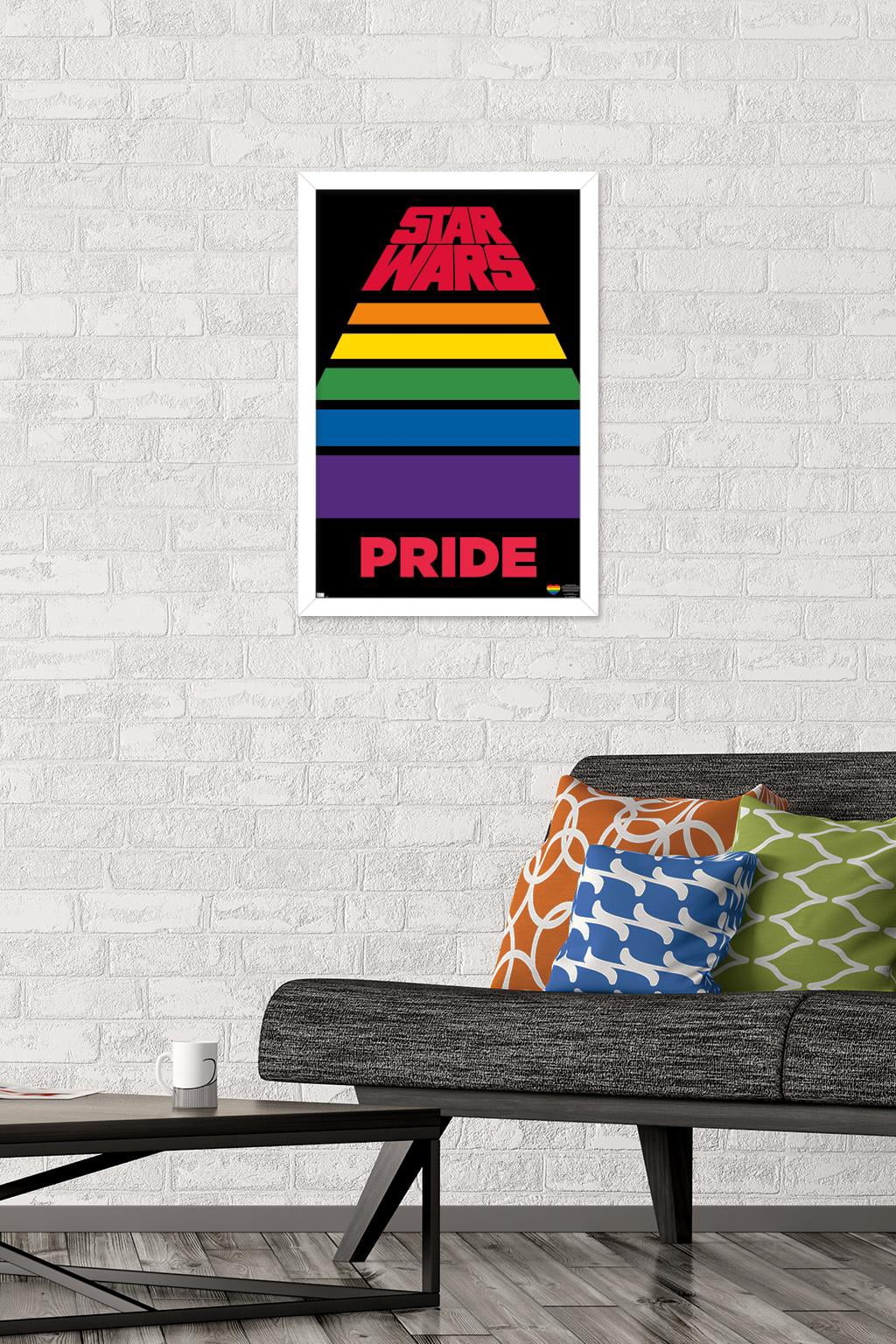 Star Wars: Saga - Scroll Pride Wall Poster, 14.725" x 22.375" Framed