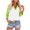Multicolor, variant on Scyoekwg Women Basic Tops Going Out Tops Lightweight Short Sleeve Womens Summer Fashion Loose Ladies Blouses Dressy Casual Trendy