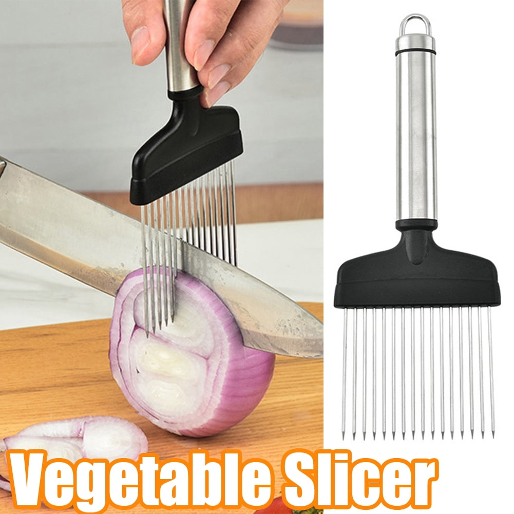 Travelwant Onion Slicer, Onion Cutter Holder, Lemon Potato Tomato