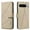 Beige, variant on ELEHOLD Case for Google Pixel 9 Pro XL, RFID Blocking Leather Wallet Case, Flip Cover with Card Slots & Stand,Black