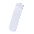 thumbnail image 2 of AWZXDE Kids Crew Socks For Girls Solid Color Ribbed Slouch Socks Soft Breathable Mid Calf Socks Multipack For Daily School Casual, 2 of 3