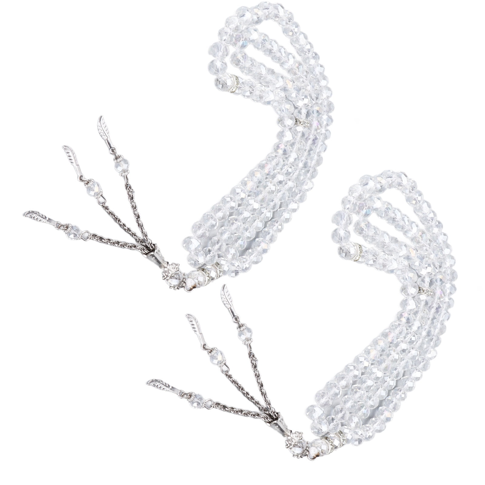 Muslim Prayer Beads, Comfortable Holding Islamic Prayer Beads Transparent Texture  For Ceremony For Muslim Worship