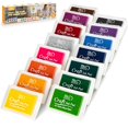thumbnail image 1 of Set de Almohadillas de Tinta MERDTTES 15 Colores Lavables, 1 of 8
