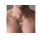 thumbnail image 3 of Collar Cadenas Cruz Dijes Acero Inoxidable Hombres Joyeria Xtellar blanco, 3 of 4