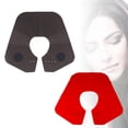 thumbnail image 2 of Capa de cuello de silicona Delantal ajustable para corte de pelo Tinte de cabello Peluquería Cuello de corte para estilista de peluquería, 2 of 9