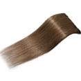 thumbnail image 4 of SEGO Clip in Human Hair Extensions Full Head 100% Real Remy Thick Hair Extensions Silky Straight(7 pcs/15 clips), 4 of 8