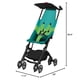 thumbnail image 2 of gb Pockit Air All Terrain Ultra Compact Lightweight Travel Stroller with Breathable Fabric, Laguna Blue, 2 of 2