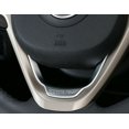 thumbnail image 3 of for Jeep Cherokee for Grand Cherokee 2014 - 2021 Silver Car Interior Steering Wheel Decoration -, 3 of 4