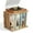 Brown, variant on Vinyl Record Storage, Vinyl Record Stand Wall Mount up to 80-100 Albums, 3-Compartment Vinyl Record Holder
