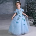thumbnail image 3 of Jurebecia Princess Costume Girls Dress up Toddler Christmas Halloween Birthday Party Cosplay Fancy Kids With Accessories 3T 2-3 Years, 3 of 12