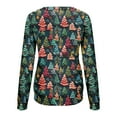 thumbnail image 7 of Amidoa Plus Size Womens Sweatshirt Boat Neck Green Ugly Christmas Sweatshirts Graphic Shirts Women's Shirts L, 7 of 7