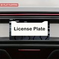 thumbnail image 5 of License Plate Frame 1PC Stylish Black Water Reflection Car License Plate Holders with Screws & Caps 6. 3x12. 2inch(16x31cm), 5 of 8