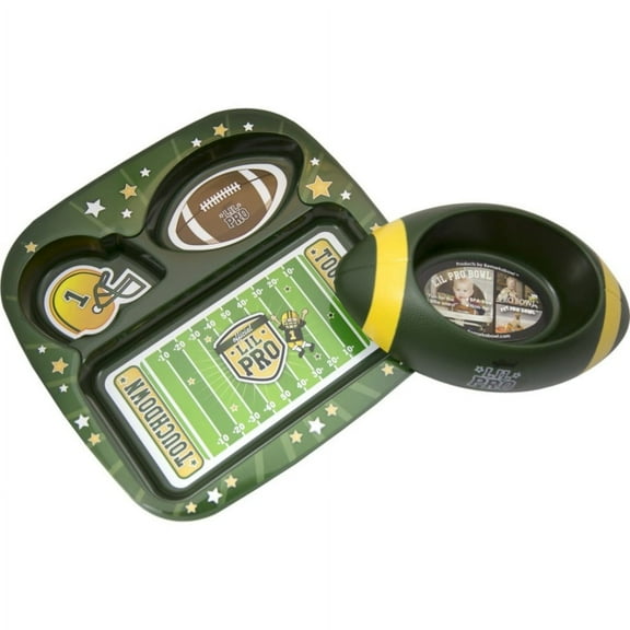 REMARKABOWL GREEN/YELLOW FOOTBALL SET