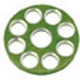 thumbnail image 2 of Bolt MC Hardware Motorcycle Hardware Green Works Tank Washer, 2 of 3