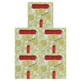 thumbnail image 1 of Qarigey 6.85 Inch Wall Empaistic Flower Pattern with Plastic Handle Painting Roller Type2 NO2, 1 of 3