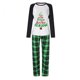 thumbnail image 3 of Pijama familiar a juego de Navidad, conjunto de pijamas verdes, regalo de Navidad, Jesús es la razón, 3 of 3