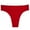 Red, variant on Rohuuque Women's Bikini Bottom Ribbed Knit Briefs Solid Color Low Rise Panties Breathable Comfort No Show Cheeky Underwear Beige