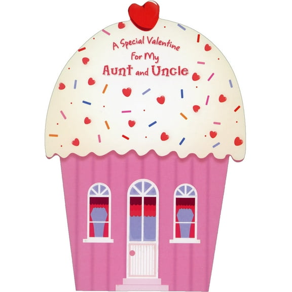 Happy Valentine's Day Aunt and Uncle Greeting Card w/Envelope