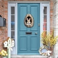 thumbnail image 6 of YWIYIUD 1PCS Spring Easter Rabbit TreeHole Sign for Front Door Decor,Happy Easter Wooden Hanging Welcome Sign Cute RabbitDesign Holiday Farmhouse Door Decorations Wall Sign Spring Easter Decorations, 6 of 8