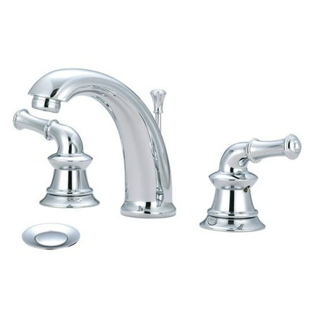 Just Manufacturing Widespread Bathroom Faucet With Drain Assembly