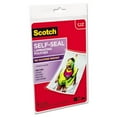 thumbnail image 3 of Self-Sealing Laminating Pouches, 9.5 Mil, 4.38" X 6.38", Gloss Clear, 5/pack | Bundle of 5 Packs, 3 of 4