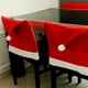 thumbnail image 3 of Conjunto de fundas para sillas navideñas, decoración navideña, fundas traseras para sillas, decoración para fiestas, festivales y restaurantes de Navidad, 3 of 4