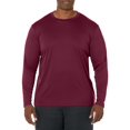 thumbnail image 1 of Russell Athletic T-Shirt de Performance à Manches Longues pour Hommes, Bordeaux, 4TG, 1 of 5