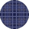 thumbnail image 1 of Ahgly Company Tapis d'Intérieur Lavables en Machine, Ronds, Bleus, Ardoises, Ronds de 8', 1 of 7