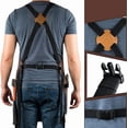 thumbnail image 4 of Mandil Parrillero Hombre Delantal de Cocina y Trabajo, Mandil Bartender Impermeable Mandiles de Cocina Hombre Delantal Chef Hombre con Correas Cruzadas Espalda, 4 of 4