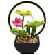 thumbnail image 1 of Fuente de Mesa Fountain de 3 Niveles con Hojas de Loto y Cascada Pequeña, Fuente de Agua Interior Fountain con Rocas y Luces de Anillo LED, Fuente de Escritorio para Meditación, Relajación, Decoració, 1 of 12