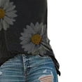 thumbnail image 4 of Askfv Womens Tank Tops Summer T Shirts Sleeveless Casual Loose Tunic Blouses Daisy Print, 4 of 5