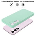 thumbnail image 4 of Galaxy S24 FE 5G Case, Takfox Samsung Galaxy S24 FE 5G 6.7" Basic Case [Frosted] Shockproof Case Liquid Silicone Gel Rubber Soft TPU Anti-slip Bumper Thin Matte Slim Phone Case Covers,Mintgreen, 4 of 7