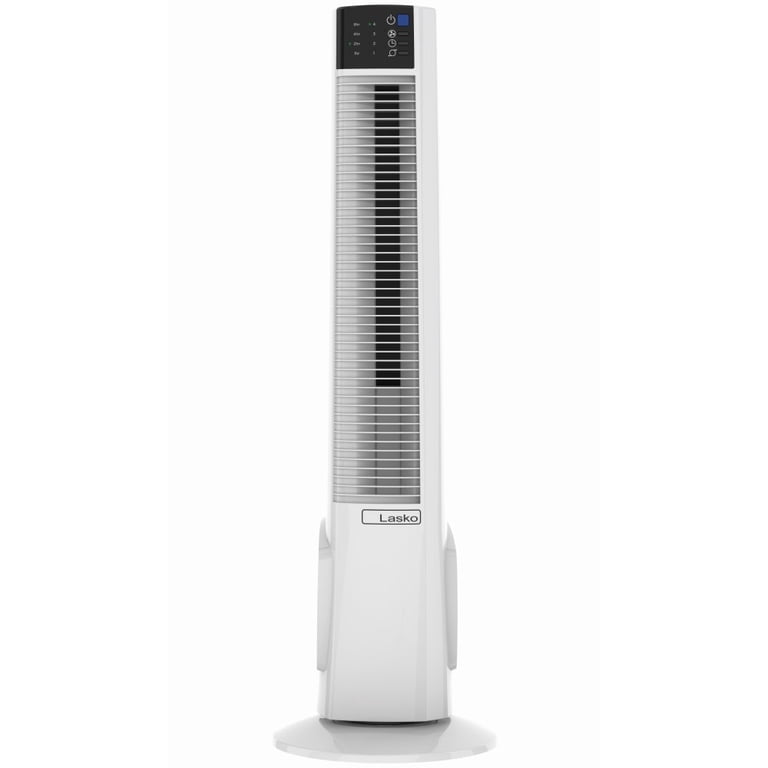 Lasko 4-Speed Oscillating Hybrid Tower Fan with Timer and Remote Control,  T38400, White - Walmart.com