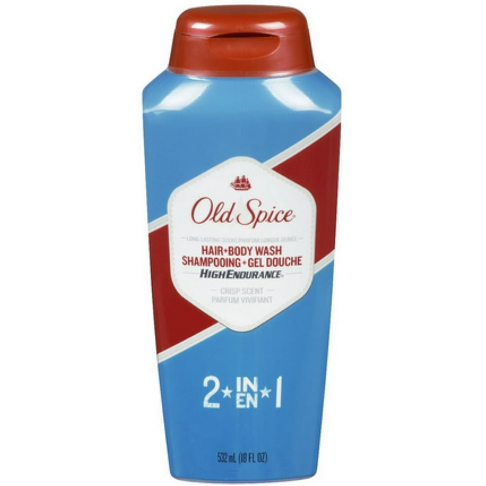 Old Spice High Endurance Hair & Body Wash 18 oz (Pack of 3)