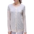 thumbnail image 3 of Richie House Women's Solid knit cardigan RH2032-B-M, 3 of 7
