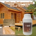 thumbnail image 1 of Xihbxyly oferta de hoy Aceite de cera para madera Madera maciza Color transparente Aceite de madera a base agua Mantenimiento de muebles de madera maciza Barniz para pisos para exteriores Aceite de t, 1 of 7