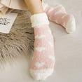 thumbnail image 3 of Plush Slipper Socks Women - Colorful Warm Fuzzy, 3 of 6