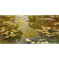thumbnail image 2 of Monet, Claude 32x18 White Modern Wood Framed Museum Art Print Titled - The Lily Pond, 2 of 4