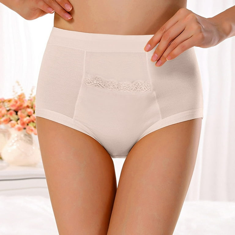 YiHWEI Female Short Black Lingerie Set Women Menstrual Pocket Pocket High  Waist Anti Leakage Pants XXL