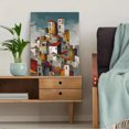 thumbnail image 5 of Qisvanset 12x16 Inch Vibrant Wildflower Landscape Oil Painting Canvas Print Wall Art, 5 of 5